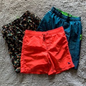 3 Pairs of Medium Boys Swim trunks